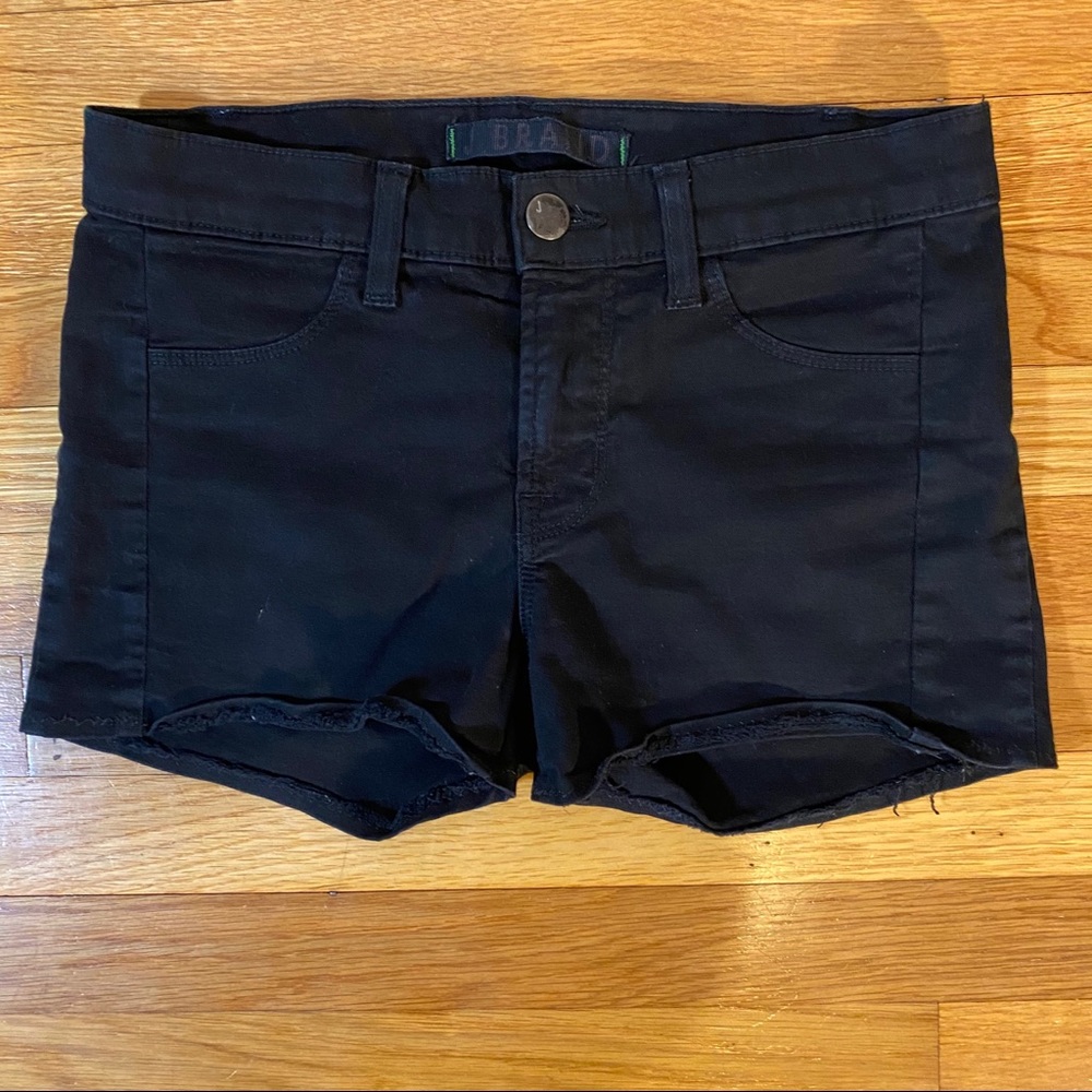 J Brand Black Cutoff Jean Shorts Size 25